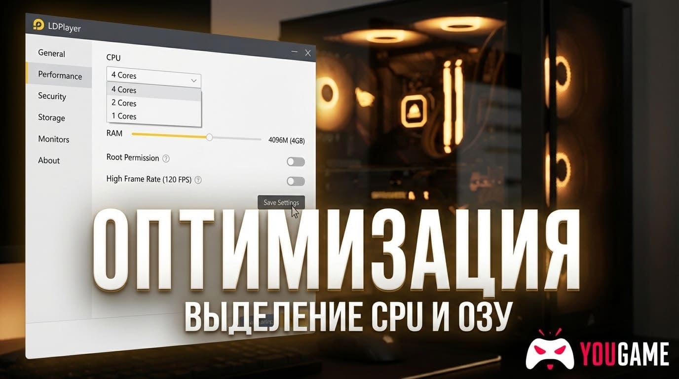 настройка эмулятора ldplayer для повышения фпс